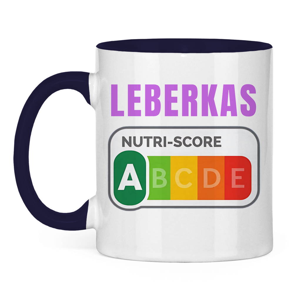 Leberkas – Nutri-Score A – lustige Tasse