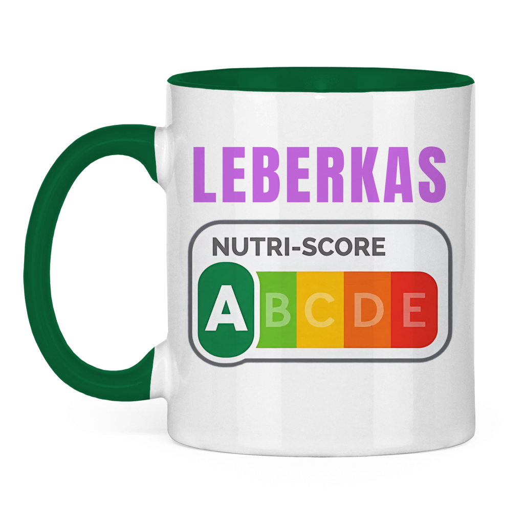 Leberkas – Nutri-Score A – lustige Tasse