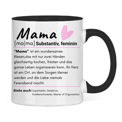 Mama – Definition – süße lustige Tasse