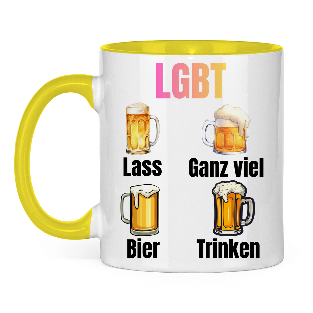 LGBT – Lass ganz viel Bier trinken – lustige Tasse