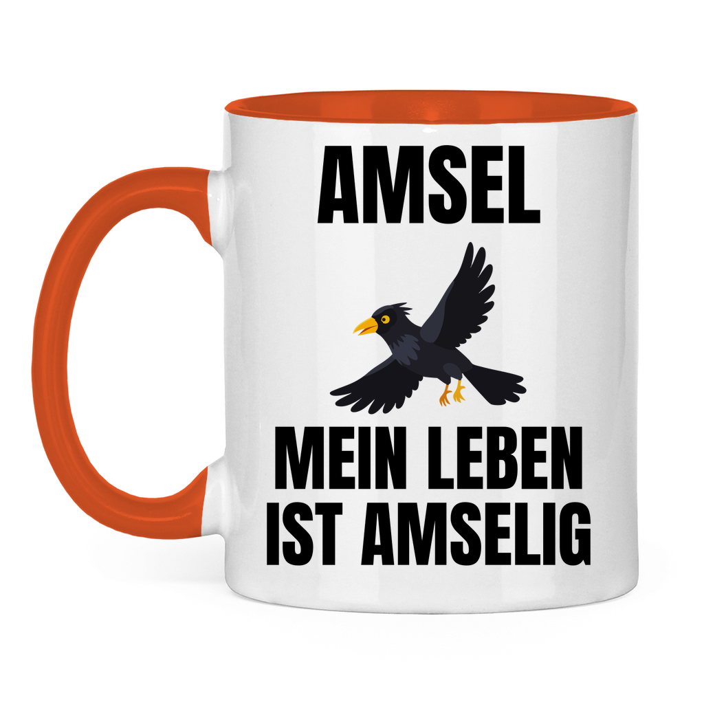 Amsel – mein Leben ist amselig – lustige Tasse