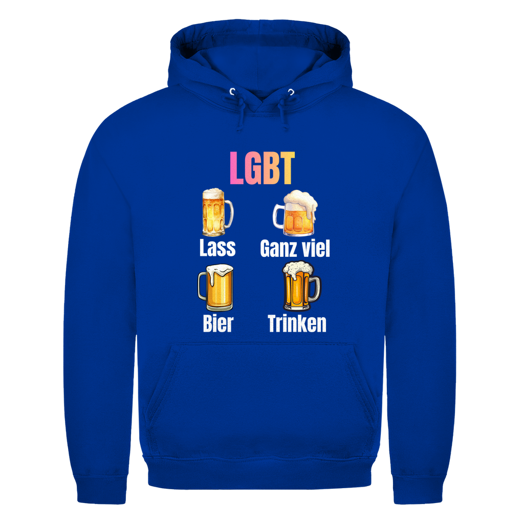 LGBT – Lass ganz viel Bier trinken – lustiger Hoodie