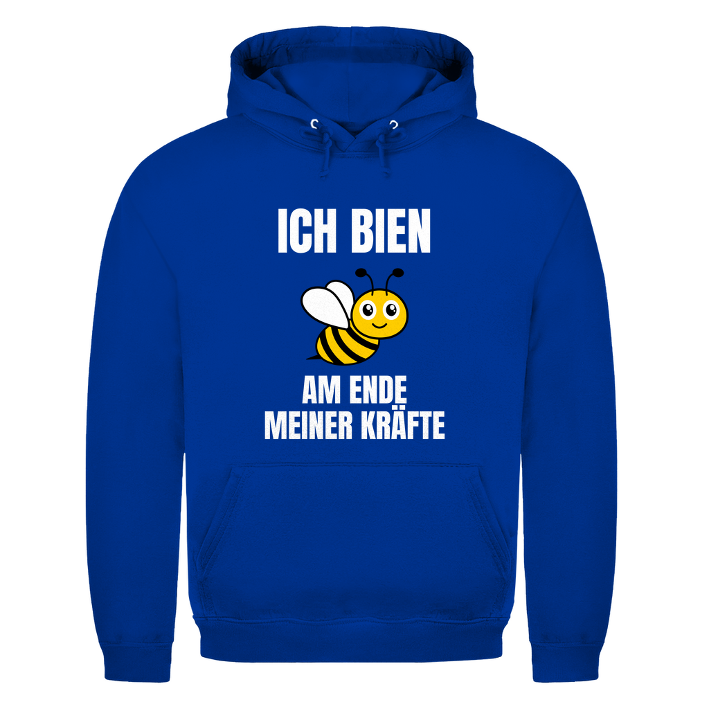 Ich bien am Ende meiner Kräfte – lustiger Hoodie