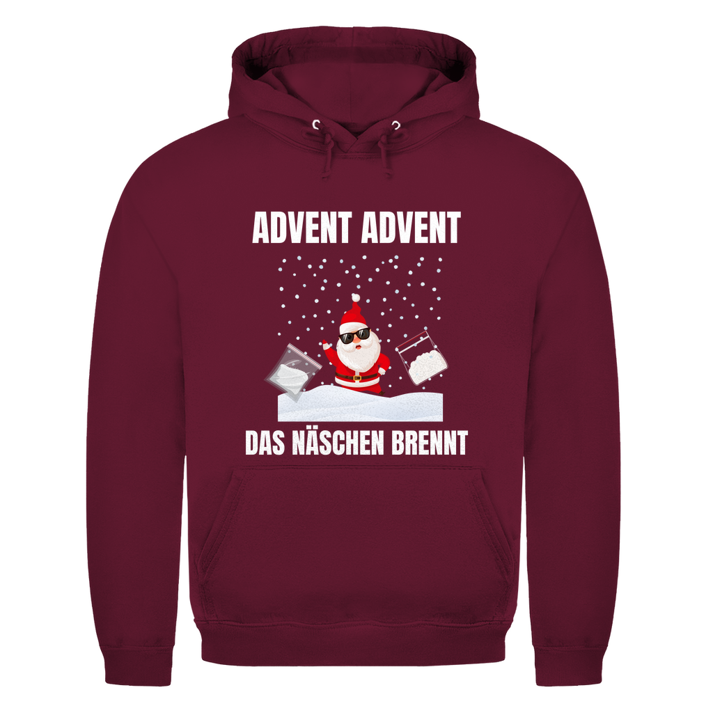 Advent Advent – das Näschen brennt – lustiger Hoodie