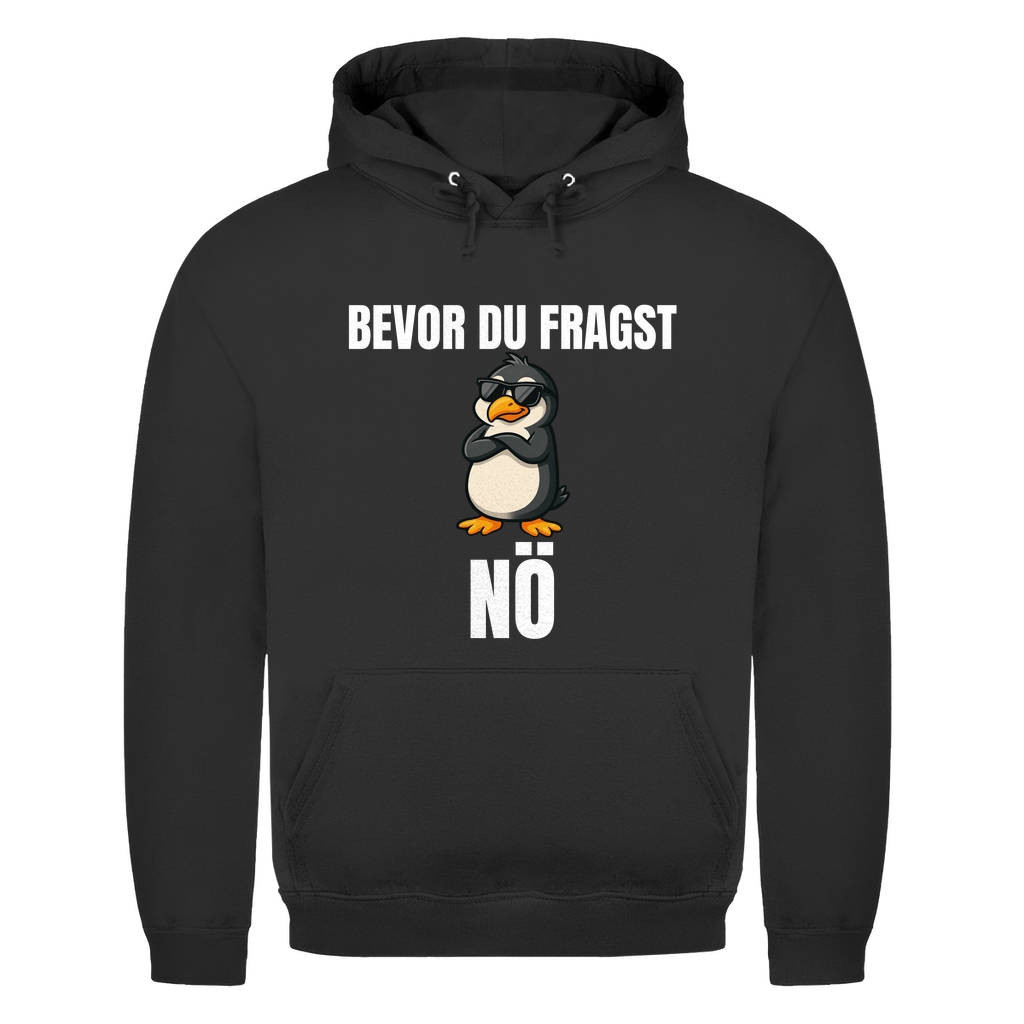 Bevor du fragst – nö – lustiger Hoodie