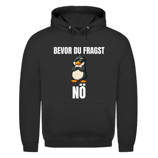 Bevor du fragst – nö – lustiger Hoodie