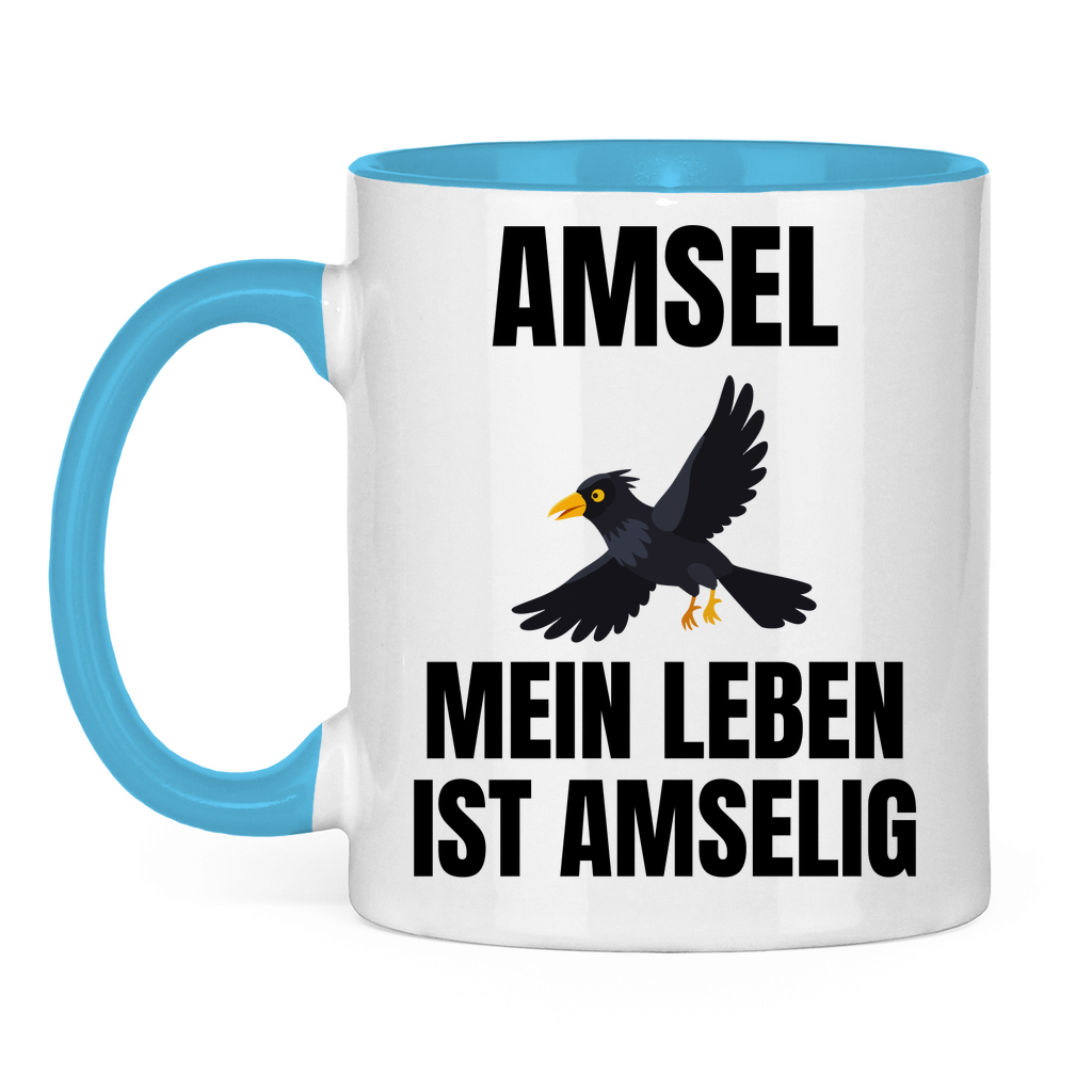 Amsel – mein Leben ist amselig – lustige Tasse