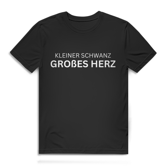 Kleiner Schwanz, großes Herz – lustiges T-Shirt
