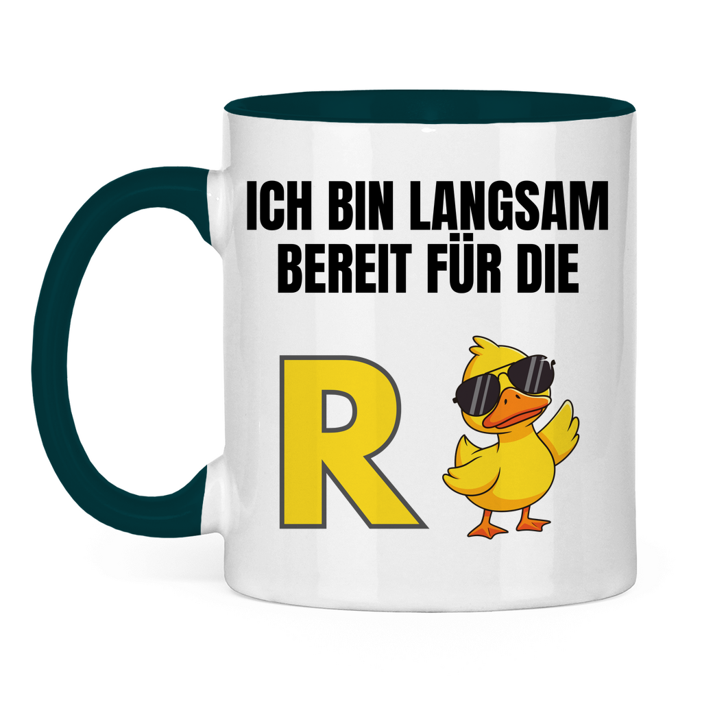 Rente – Ich bin langsam bereit für die R(ente) – lustige Tasse
