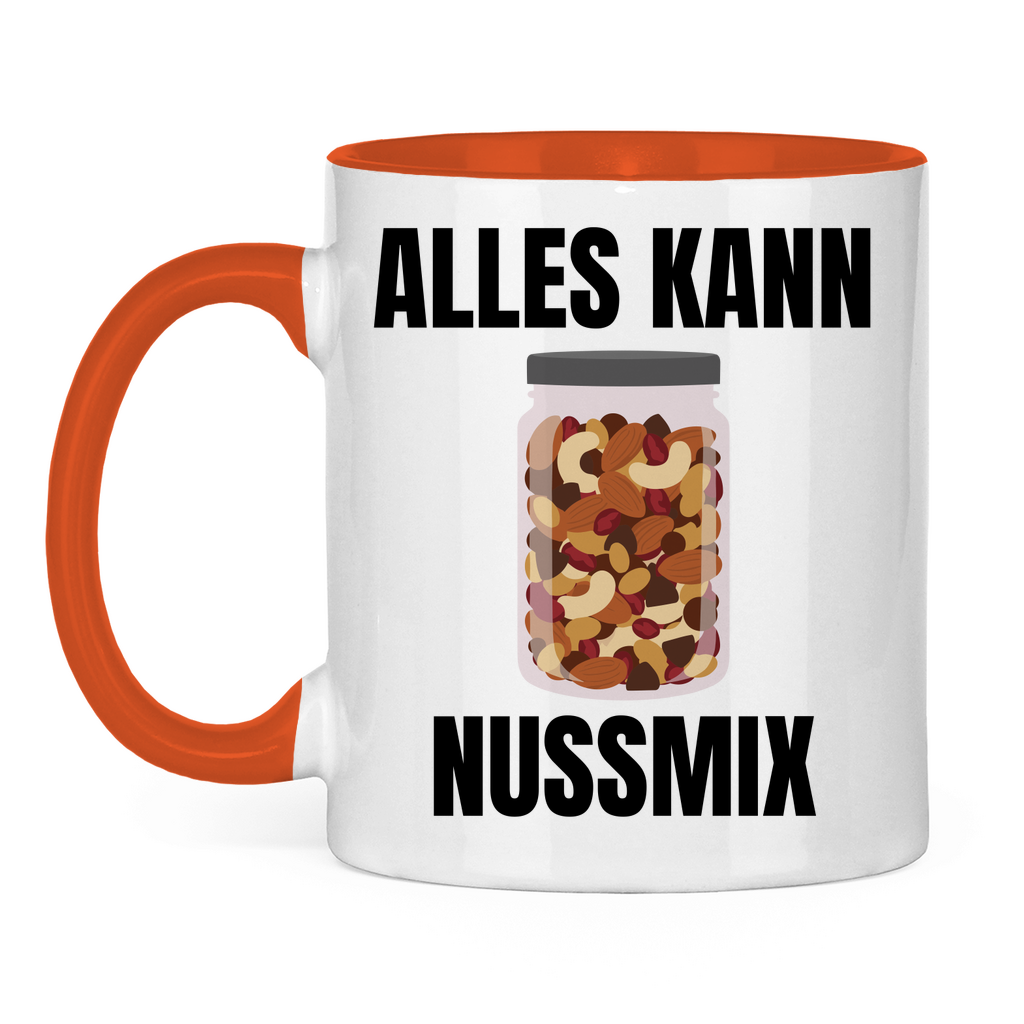 Alles kann Nussmix – kurzer Spruch – lustige Tasse