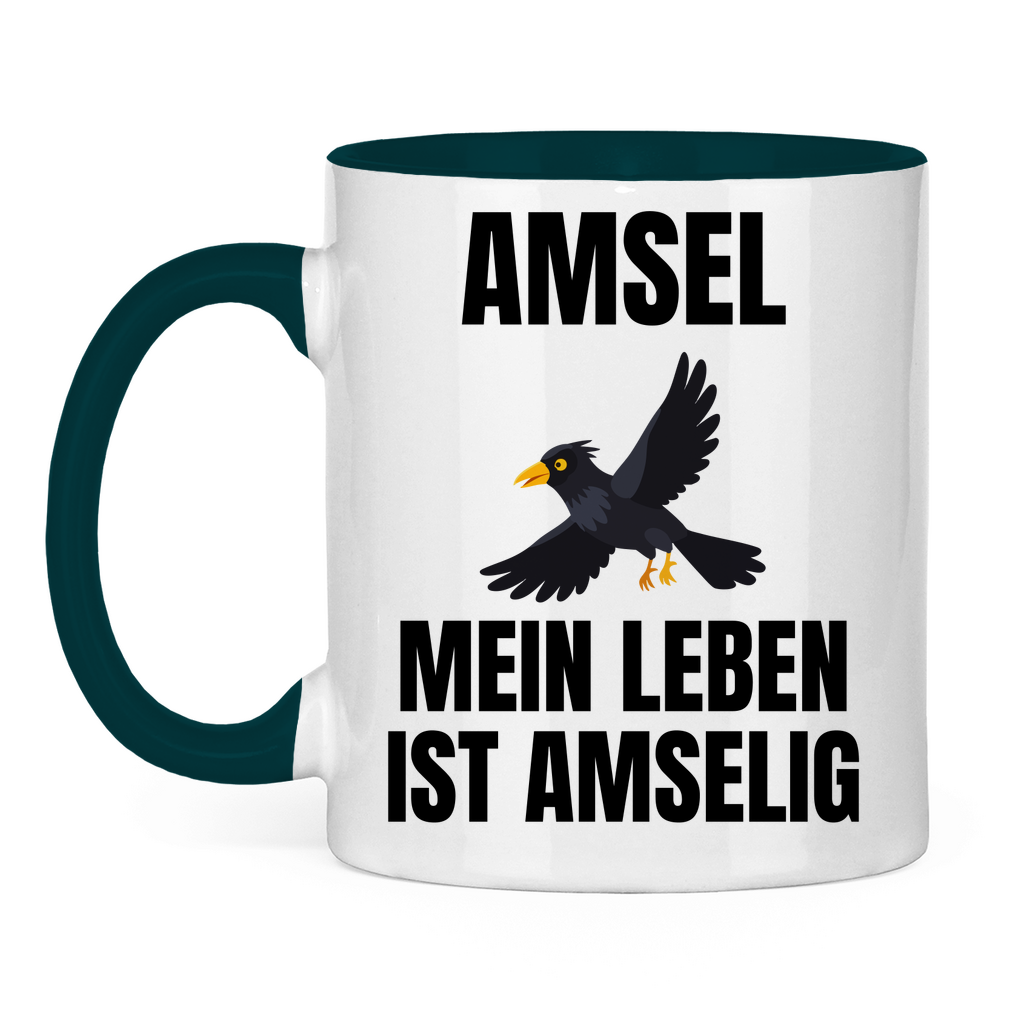Amsel – mein Leben ist amselig – lustige Tasse