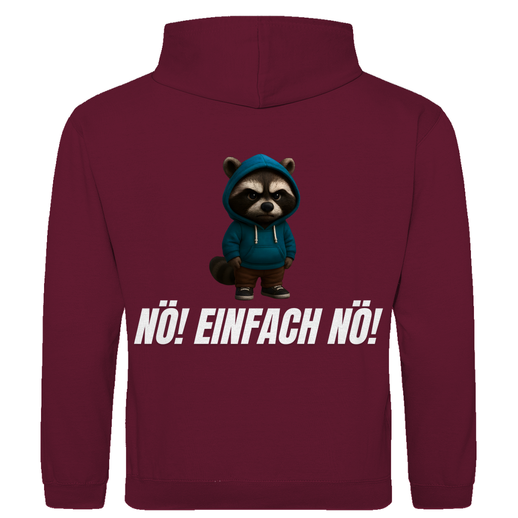 Nö! Einfach nö! – lustiger Hoodie (Backprint)