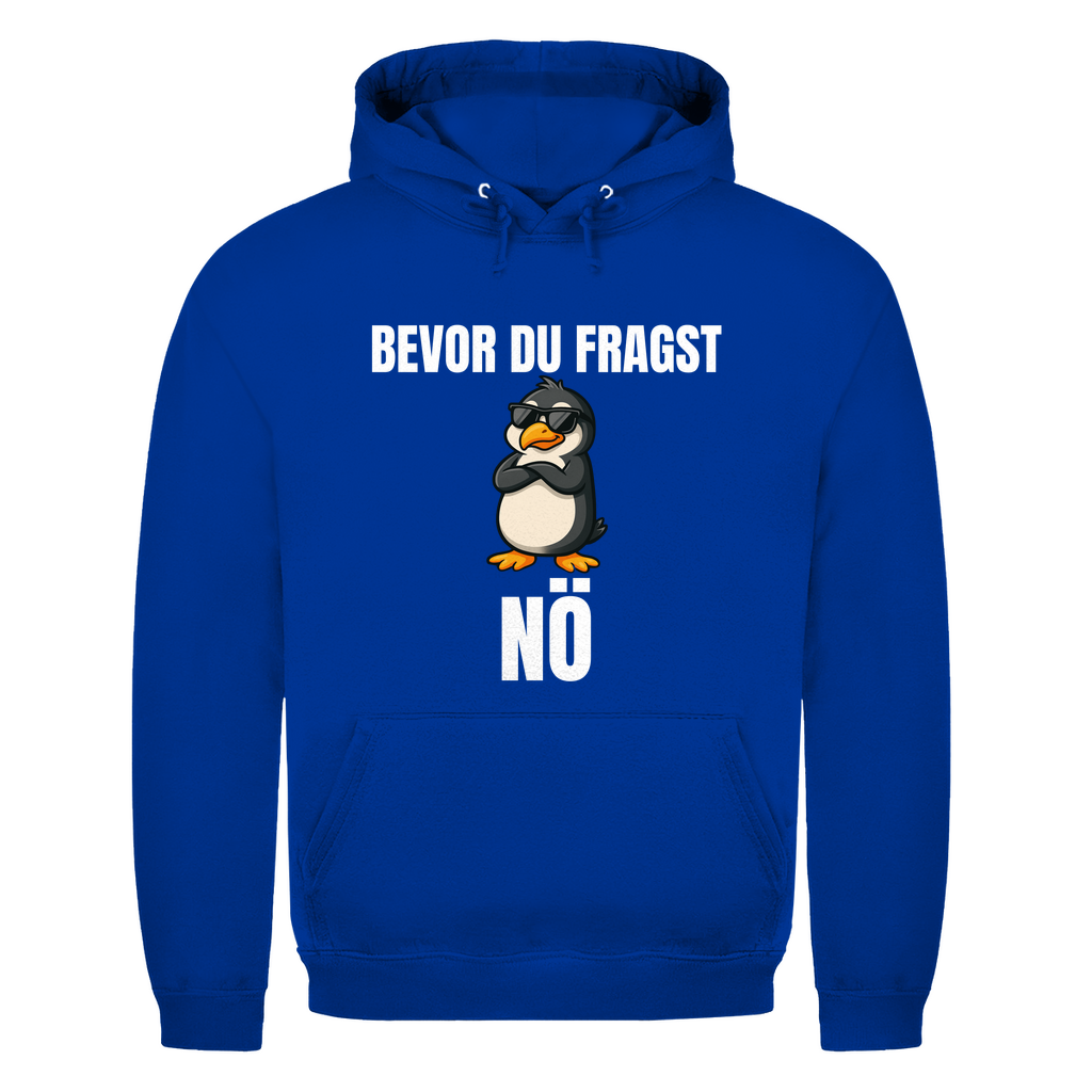 Bevor du fragst – nö – lustiger Hoodie