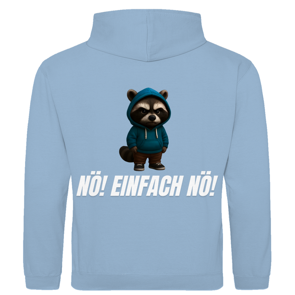 Nö! Einfach nö! – lustiger Hoodie (Backprint)