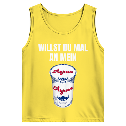 Willst du mal an mein Ayran – lustiges Tank Top