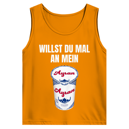 Willst du mal an mein Ayran – lustiges Tank Top