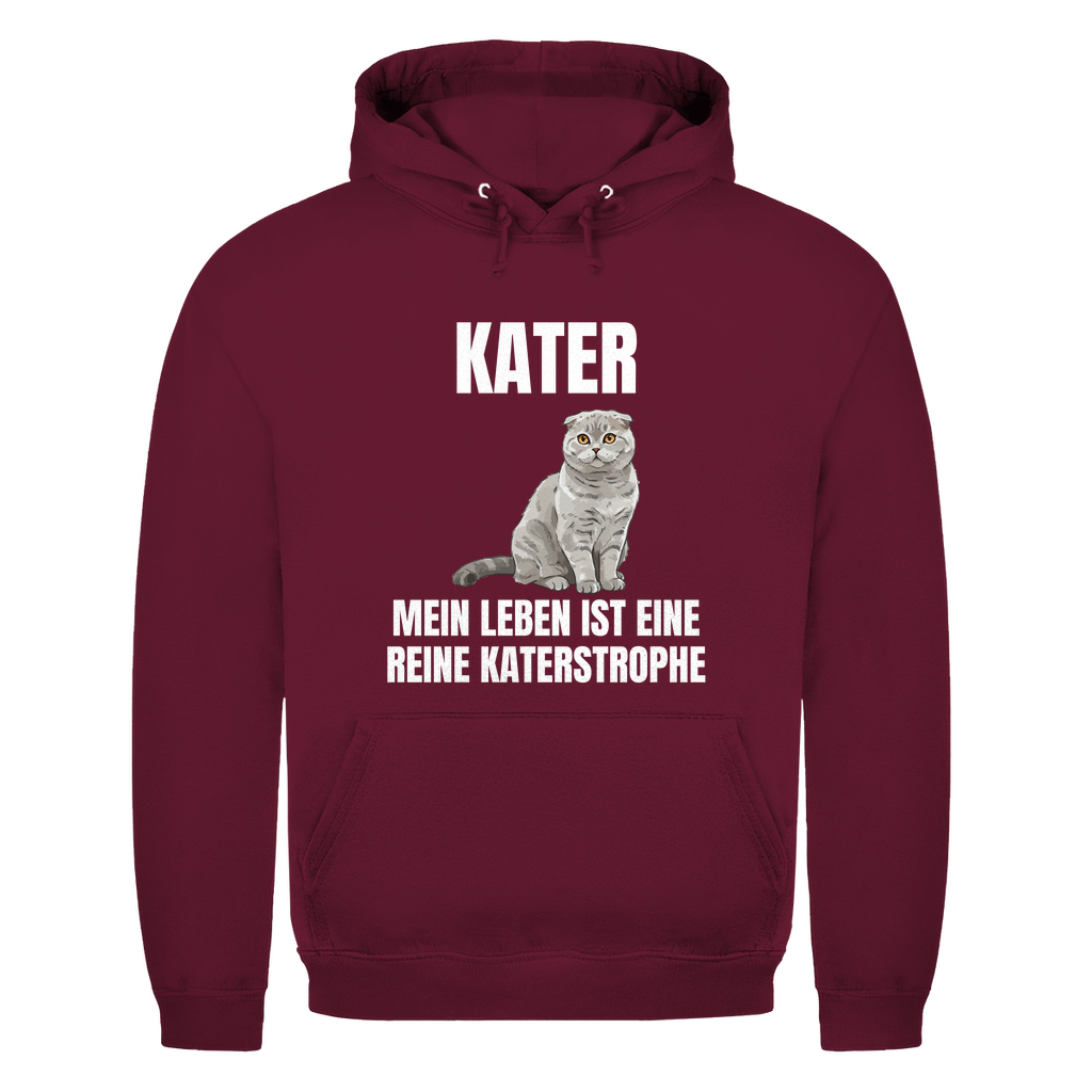 Kater – Mein Leben ist eine reine Katerstrophe – lustiger Hoodie