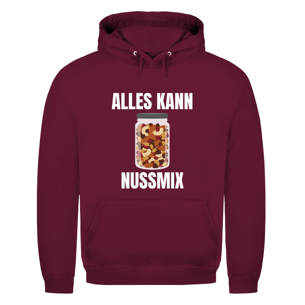 Alles kann Nussmix – kurzer Spruch – lustiger Hoodie