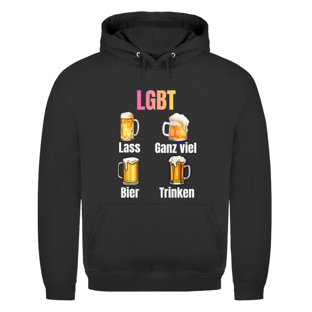LGBT – Lass ganz viel Bier trinken – lustiger Hoodie