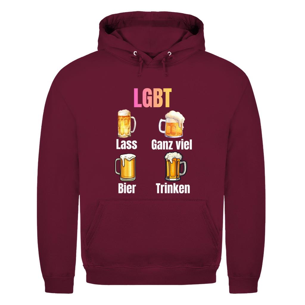 LGBT – Lass ganz viel Bier trinken – lustiger Hoodie