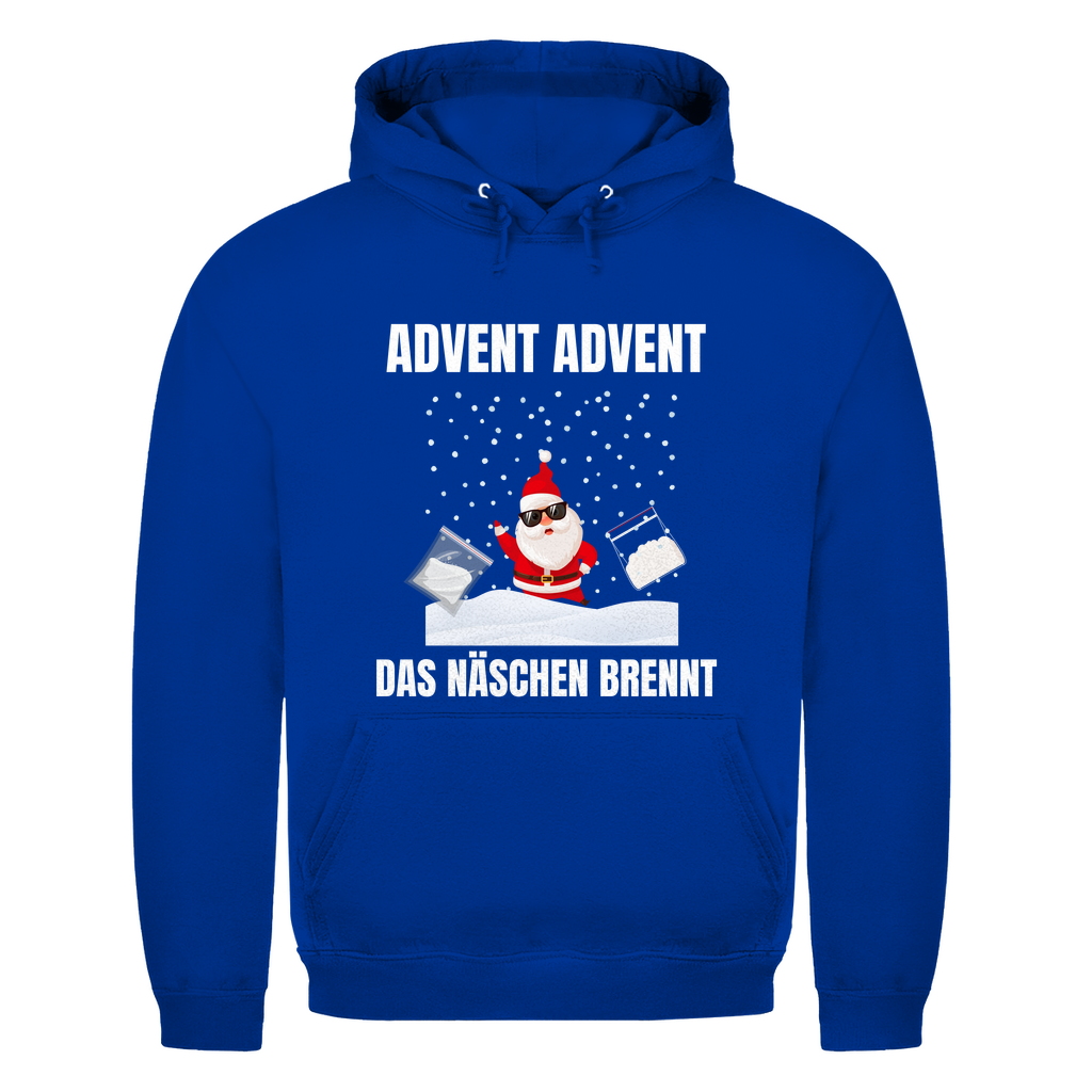 Advent Advent – das Näschen brennt – lustiger Hoodie