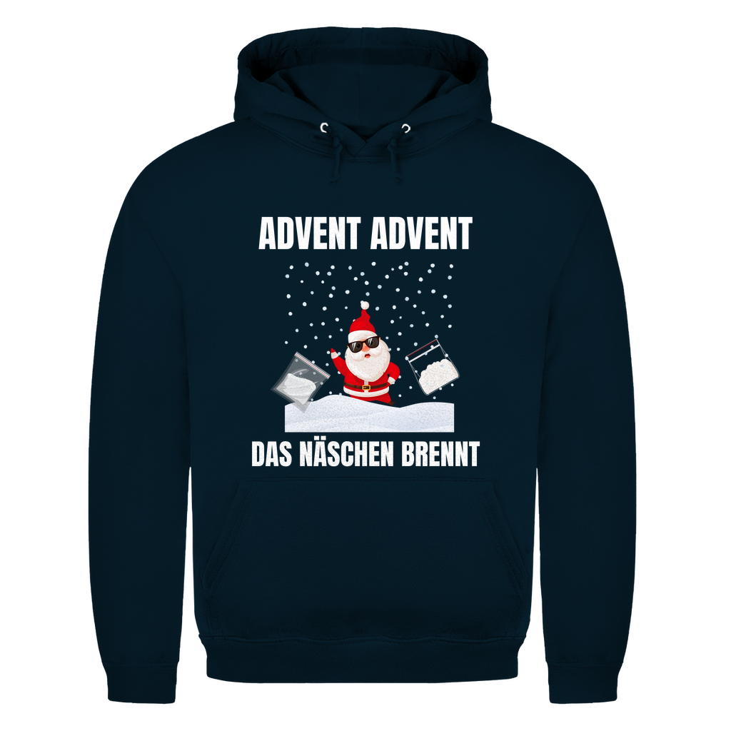 Advent Advent – das Näschen brennt – lustiger Hoodie