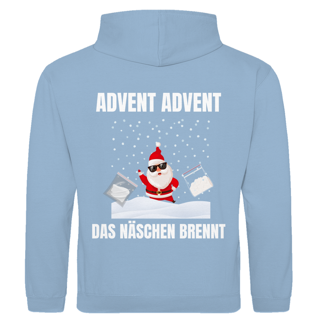 Advent Advent – das Näschen brennt – lustiger Hoodie