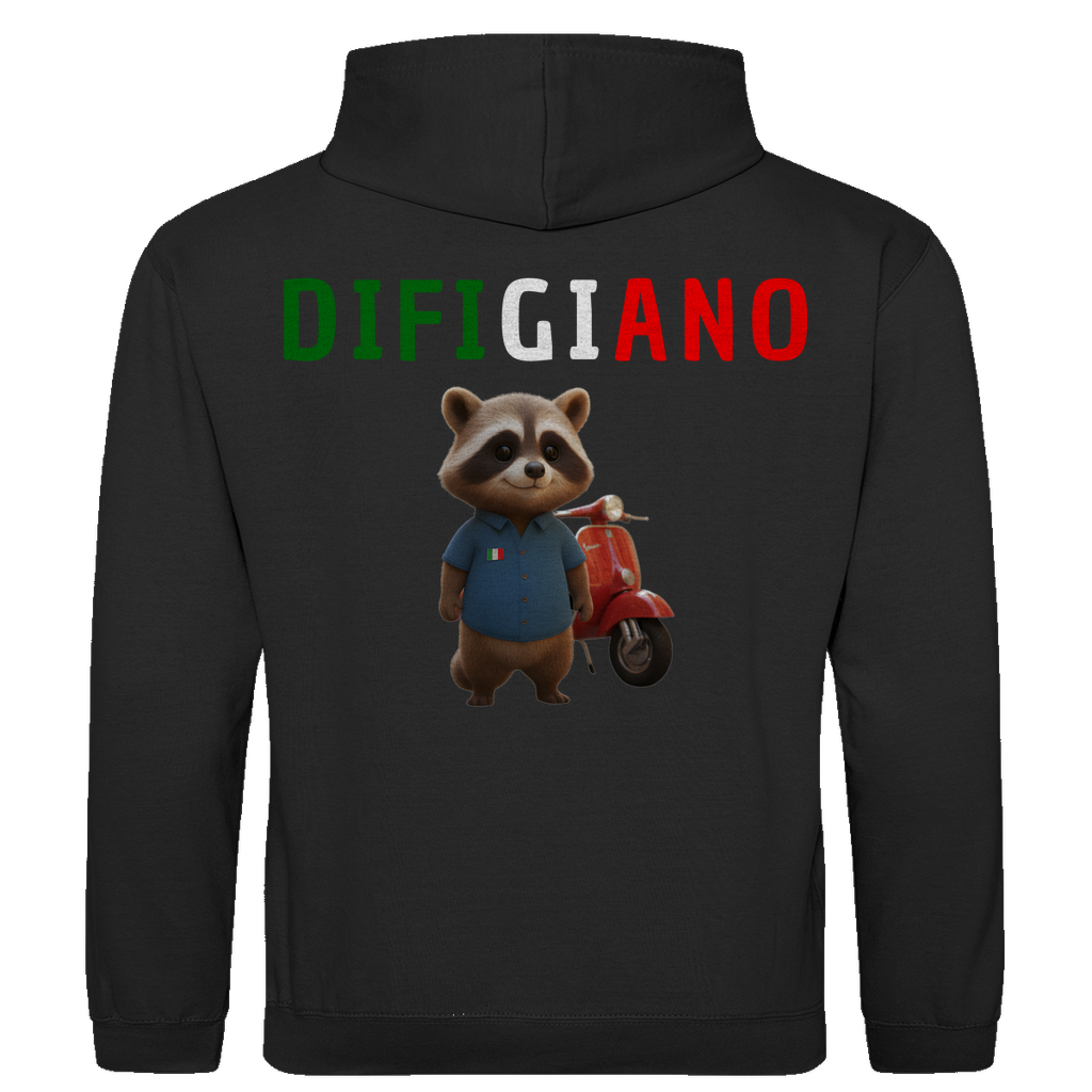 DIFIGIANO - lustiger Hoodie (Backprint)