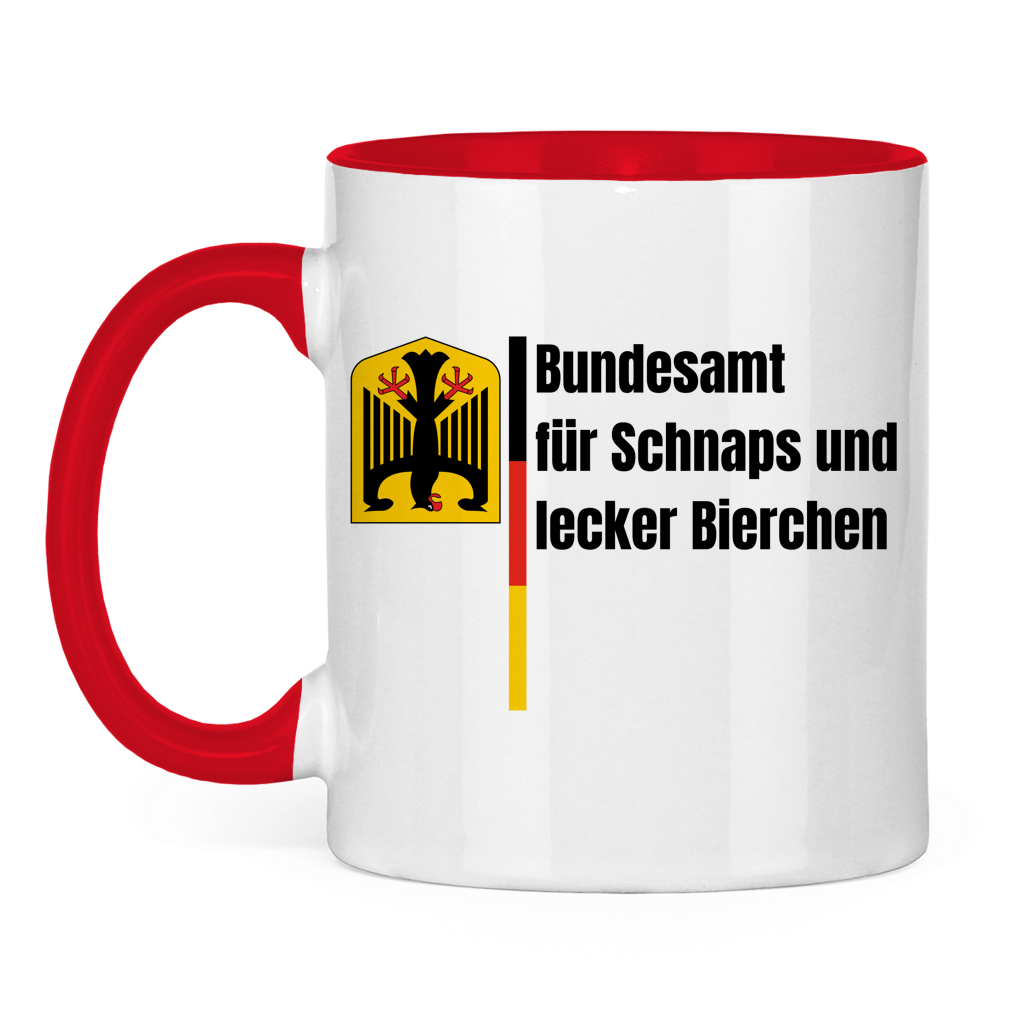 Bundesamt für Schnaps und lecker Bierchen – lustige Tasse