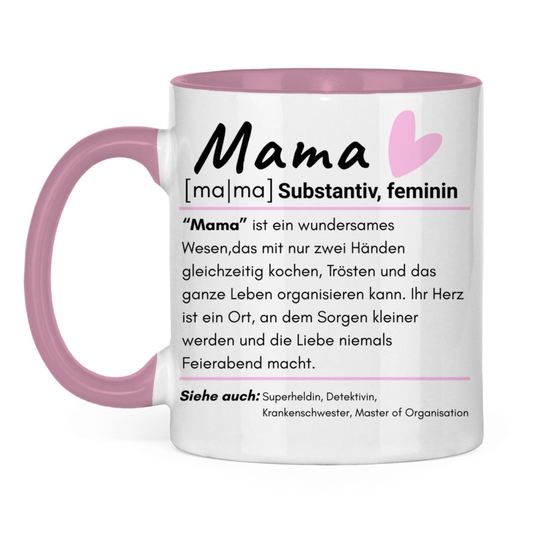Mama – Definition – süße lustige Tasse