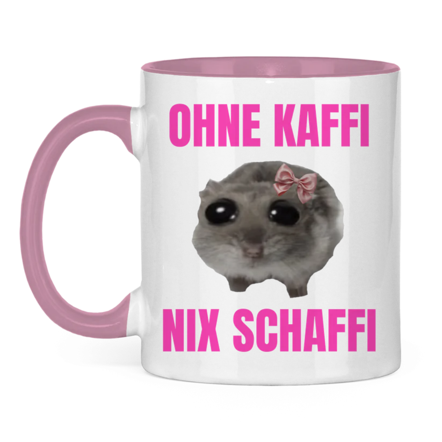 Ohne Kaffi nix Schaffi - lustige Tasse